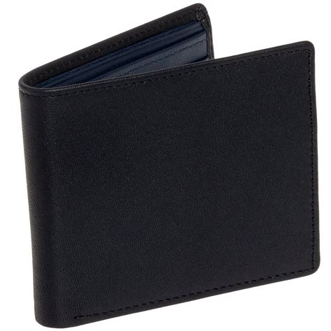 leather bifold wallet with rfid protection|royce leather checkbook wallet.